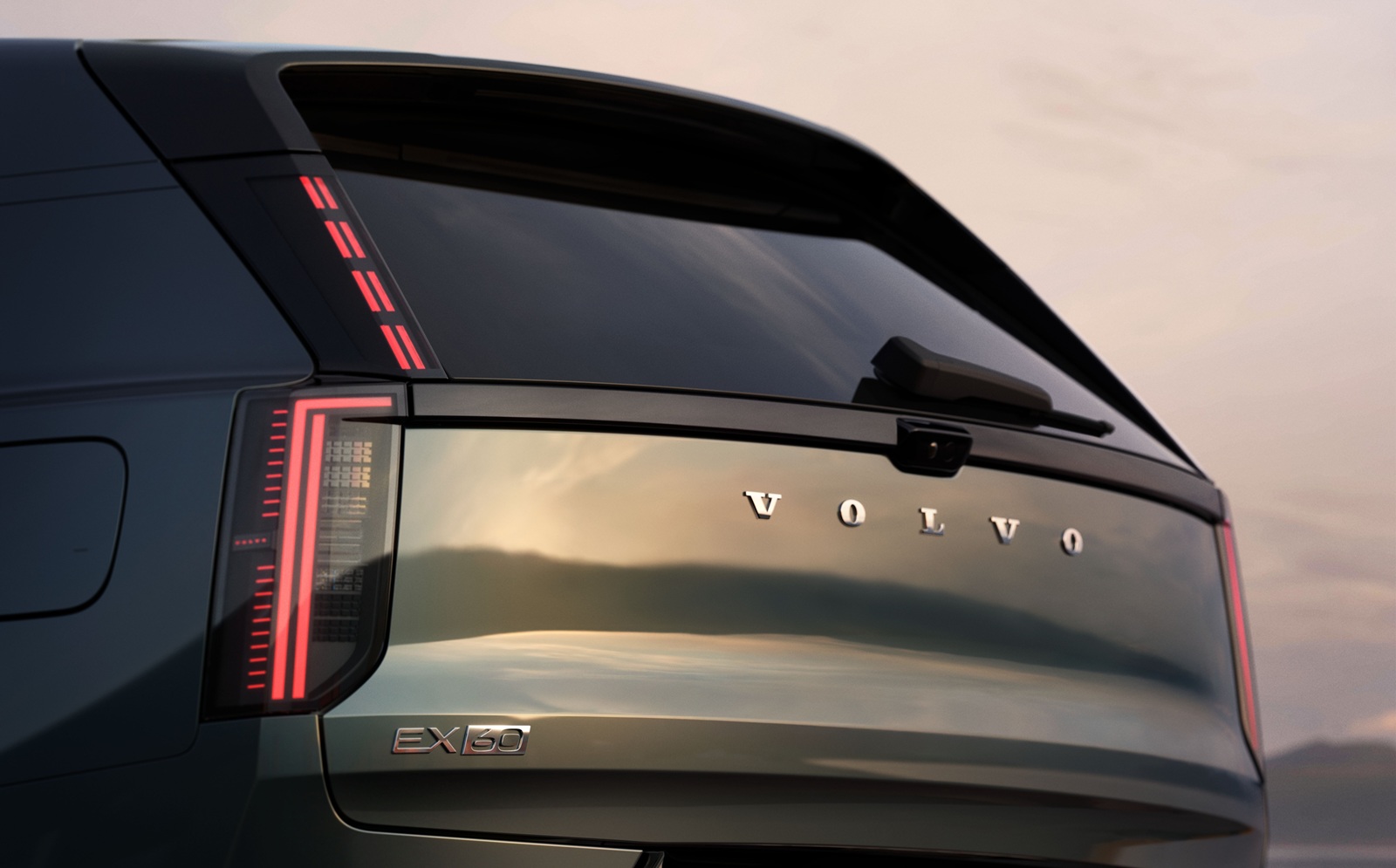 Volvo EX60 takavalo teaser