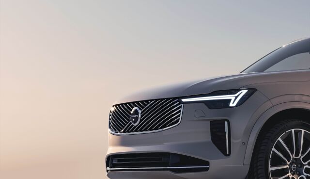 Volvo ajoneuvon keula - Linkki yksityisleasingin sivulle